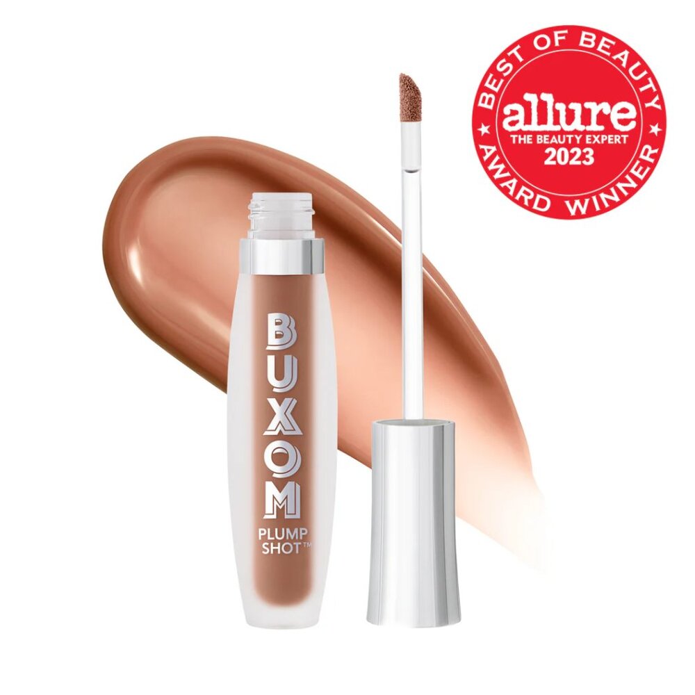 NIB ✅ Buxom #GET NAKED Plump Shot Sheer Tint Collagen Infused Lip Serum ✨ BNIB